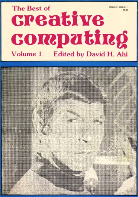 Imagen de la primera portada "Best of Creative Computing Volume1" de Creative Computing Press, año 1976