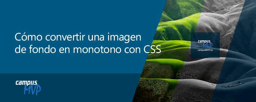 Cómo convertir imágenes de fondo en monotono con CSS
