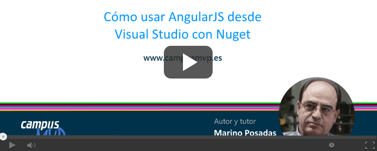 VÍDEO: Cómo incorporar AngularJS a Visual Studio con NuGet