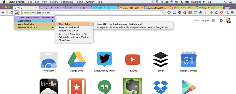 Ghost Browser: múltiples sesiones con un solo navegador