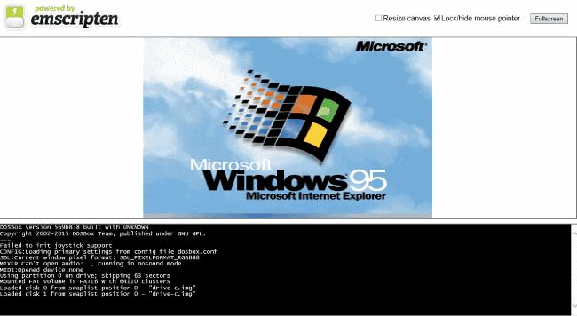 FRIKADAS: Ejecuta Windows 95 directamente en tu navegador