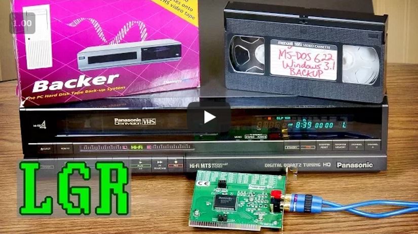 FRIKADAS: Cómo guardar archivos de un ordenador personal a una cinta VHS 😵
