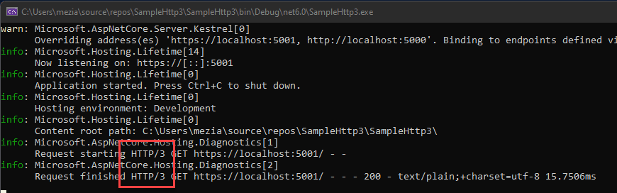 La imagen muestra el contenido de los mensajes de log del servidor