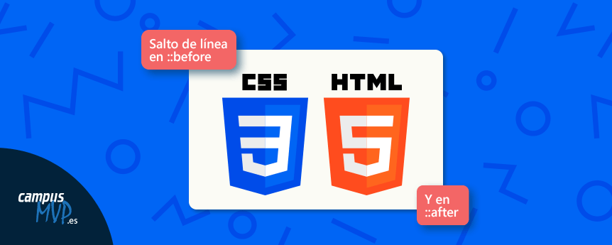 CSS: Cómo introducir cambios de línea en seudoelementos ::before y ::after