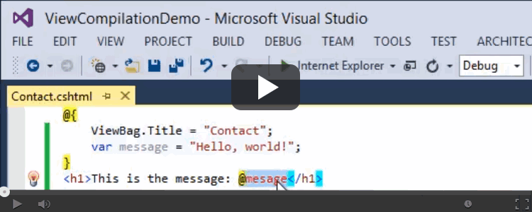 VIDEO: Activar la compilación de vistas en ASP.NET MVC