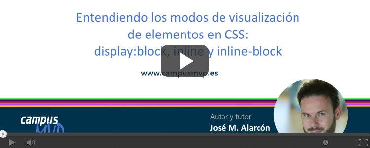 ¿Qué diferencias hay entre display:block, inline e inline-block en CSS?