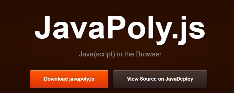 JavaPoly.js: Java en tu navegador