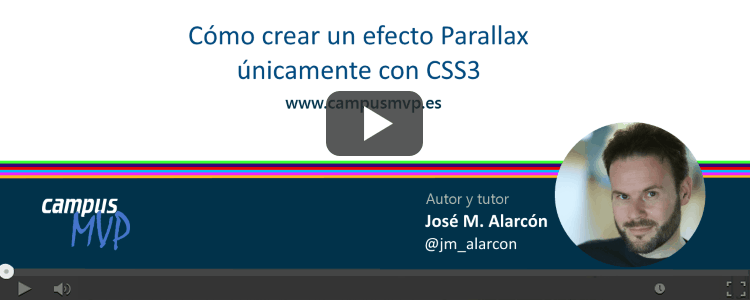 VÍDEO: Cómo crear un efecto Parallax únicamente usando CSS3