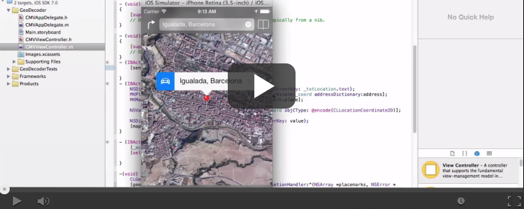 VÍDEO: Cómo programar los mapas en dispositivos móviles Apple iOS